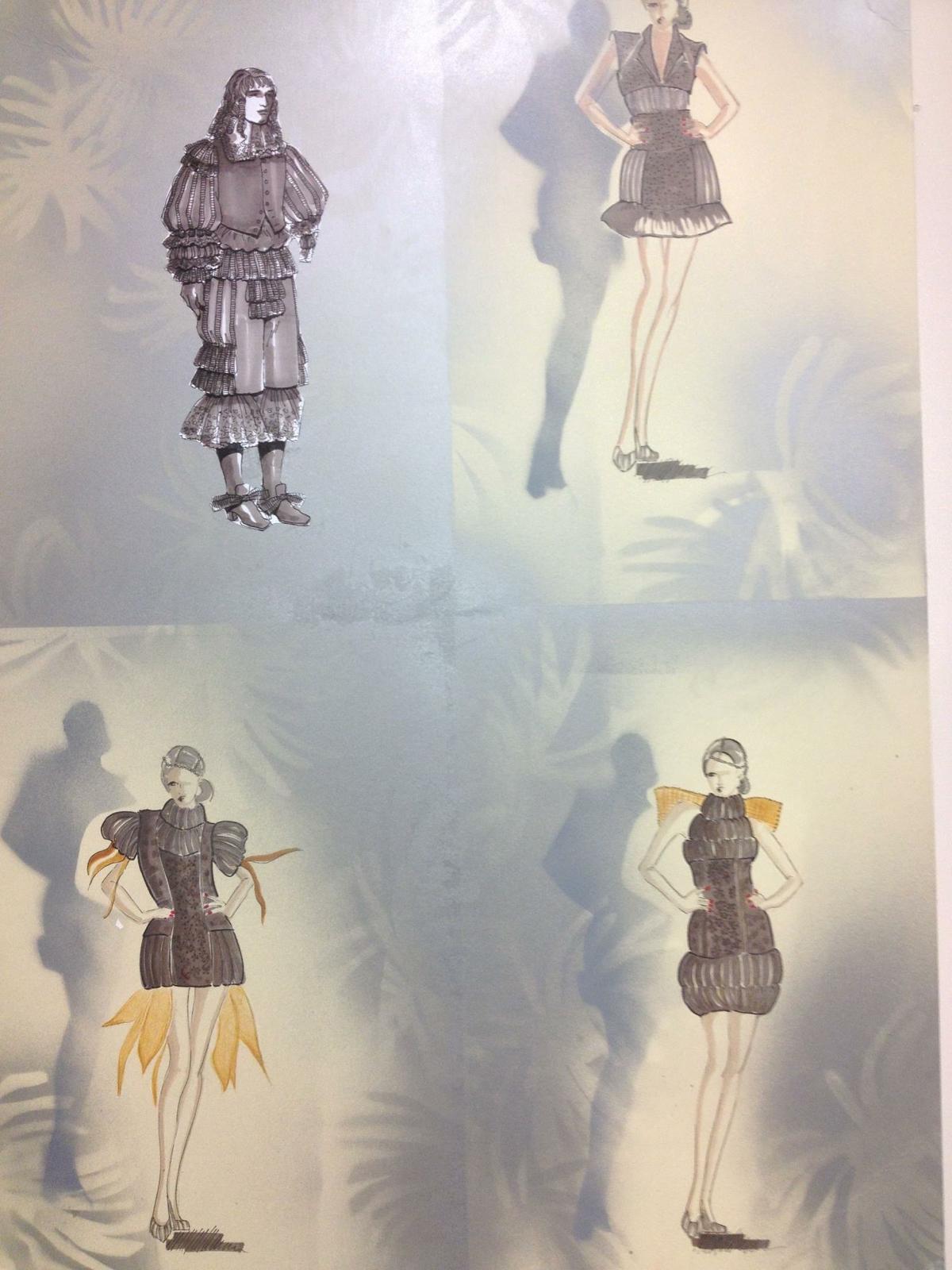 Emine Yıldız moda tasarım eskizleri